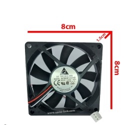 فن 12 ولت 0.3 آمپر ببلرینگی سایز 1.5*8*8