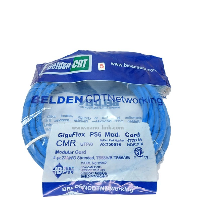 کابل شبکه 5 متری بلدن CAT6