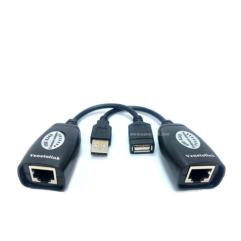 مبدل افزایش دهنده کابل USB تحت شبکه 45 متری