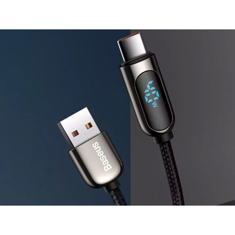 کابل شارژ سریع نمایشگردار تایپ سی بیسوس Baseus Display Fast Charging Data Cable 1m
