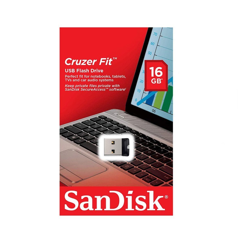 فلش 16 گیگ SAN DISK مدل CRUZER FIT