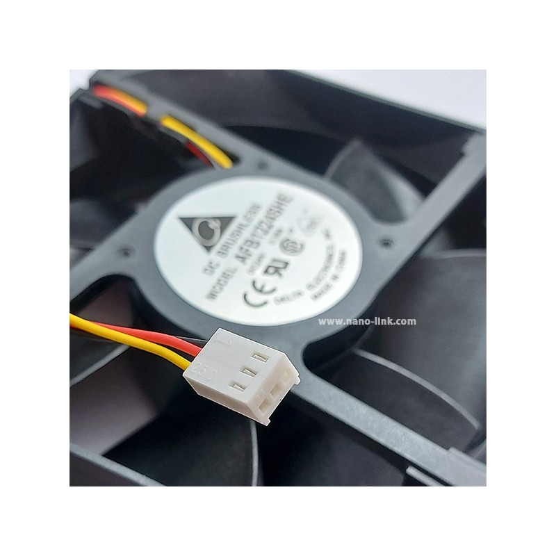 فن 24 ولت 0.30 آمپر ببلرینگی سایز 3.8*12*12