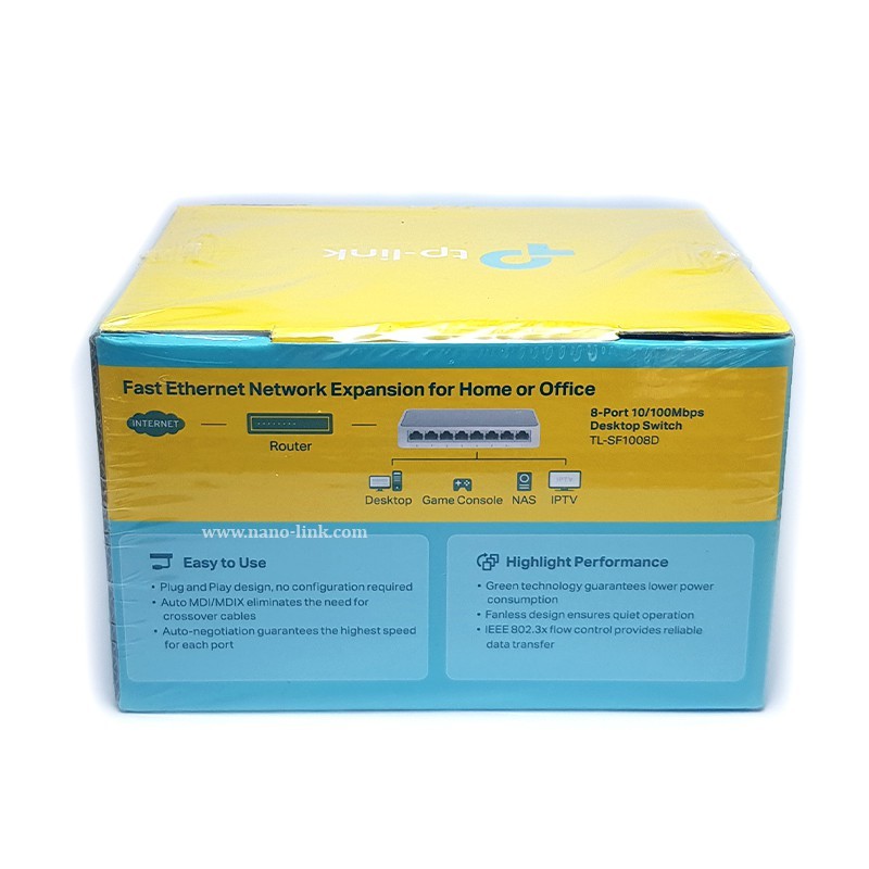 سوییچ 8 پورت تی پی-لینک مدل TL-SF1008D
