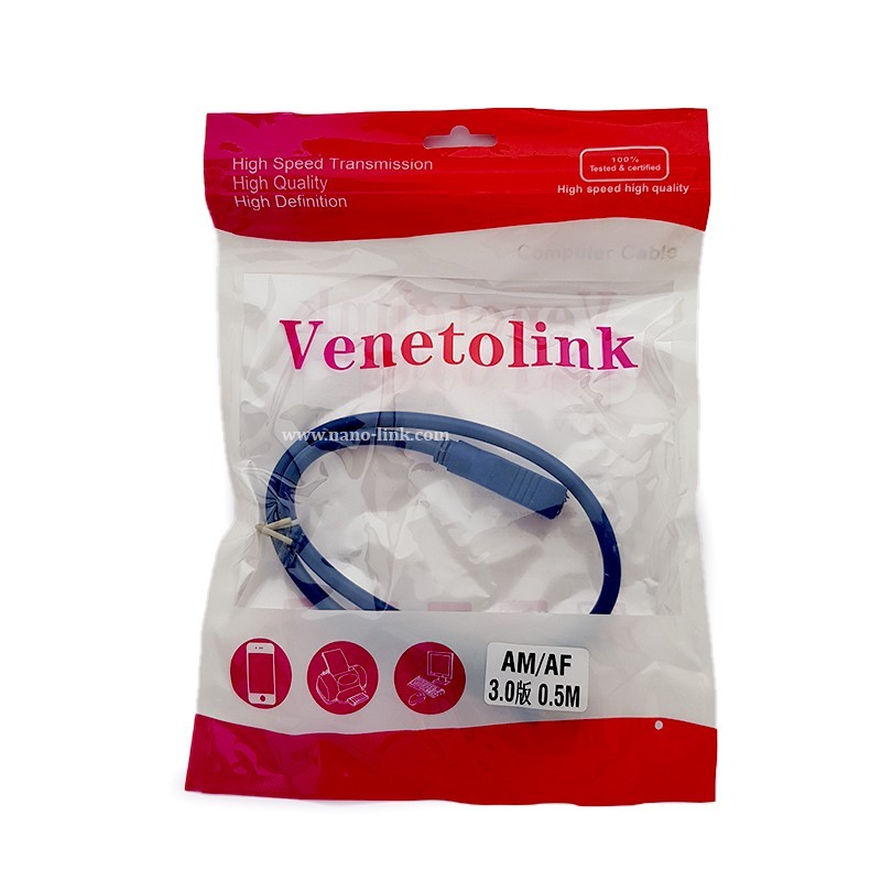 کابل افزایشی USB 3.0 طول 0.5 متر