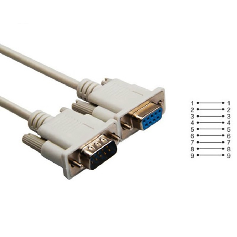کابل سریال RS232 نر و ماده 3 متری