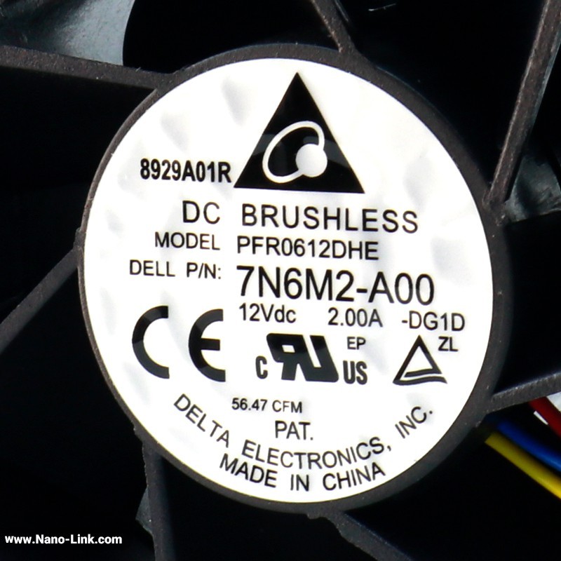 فن 12 ولت 2 آمپر بلبرینگی سایز3.8*6*6