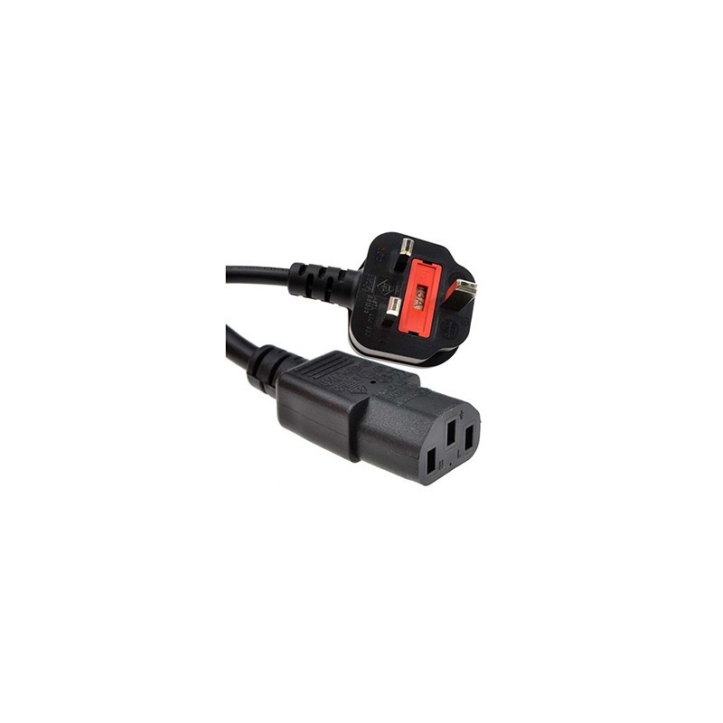 کابل برق کیس و مانیتور اورجینال با سوکت سه شاخ طول 1.8متر