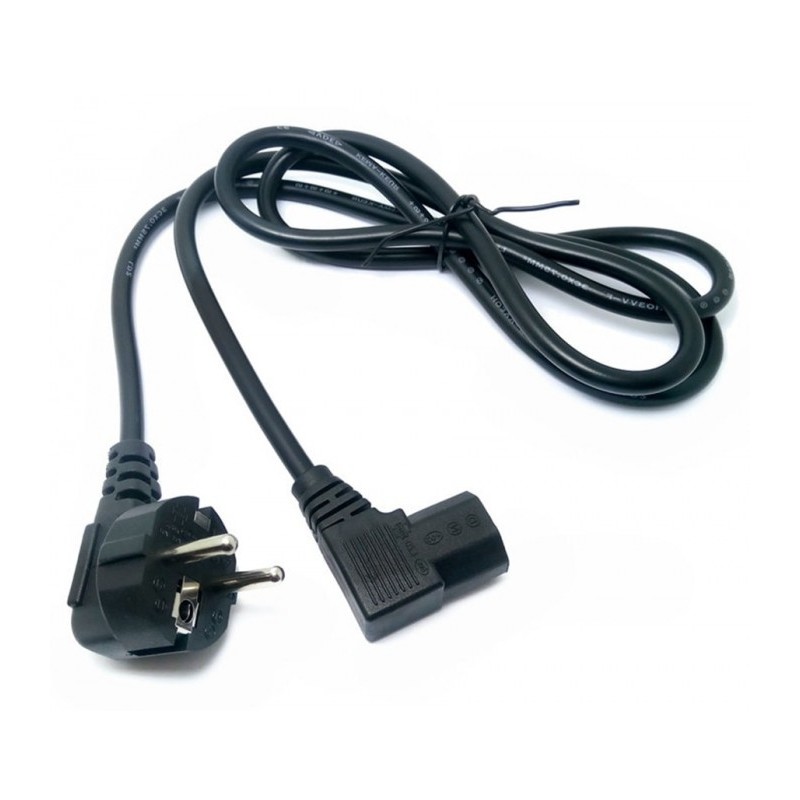 کابل برق کیس 1.5 متری با سوکت 90 درجه