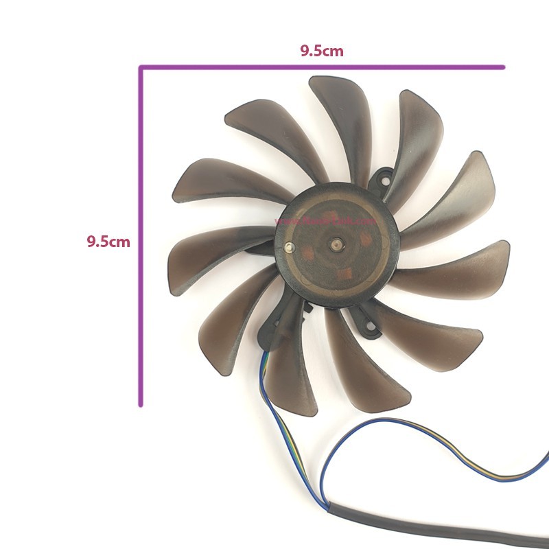 فن گرافیک 12ولت 9.5 سانت