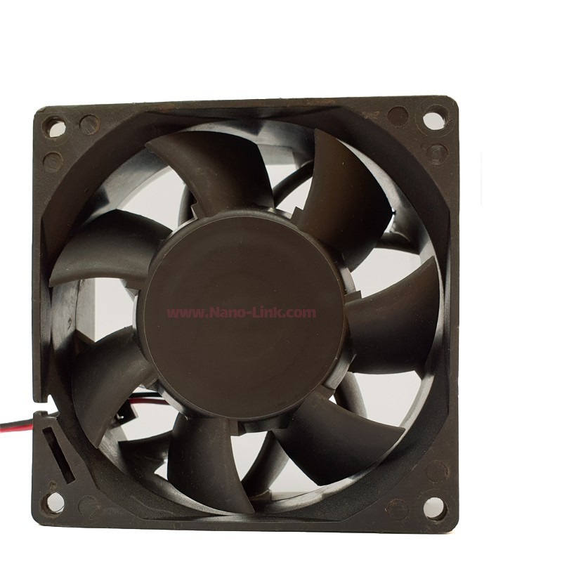 فن 24 ولت 0.75 آمپر بلبرینگی سایز 3.8*8*8