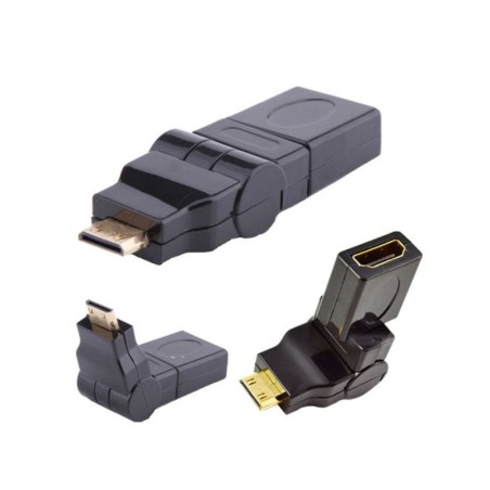 مبدل HDMI ماده به MINI-HDMI مدل چرخشی
