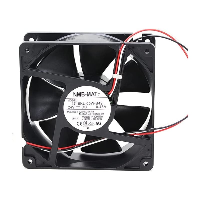 فن 24 ولت 0.46 آمپر بلبرینگی سایز 3.8*12*12