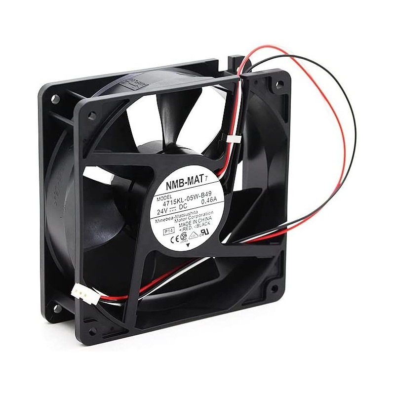 فن 24 ولت 0.46 آمپر بلبرینگی سایز 3.8*12*12