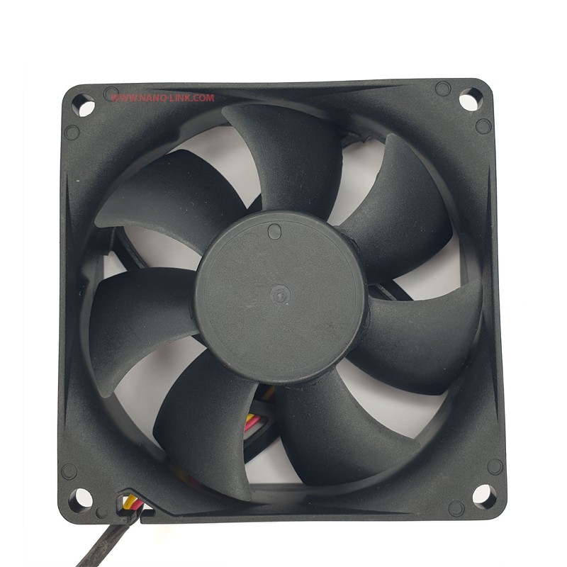 فن 12 ولت 0.4 آمپر بلبرینگی سایز 2.5*8*8