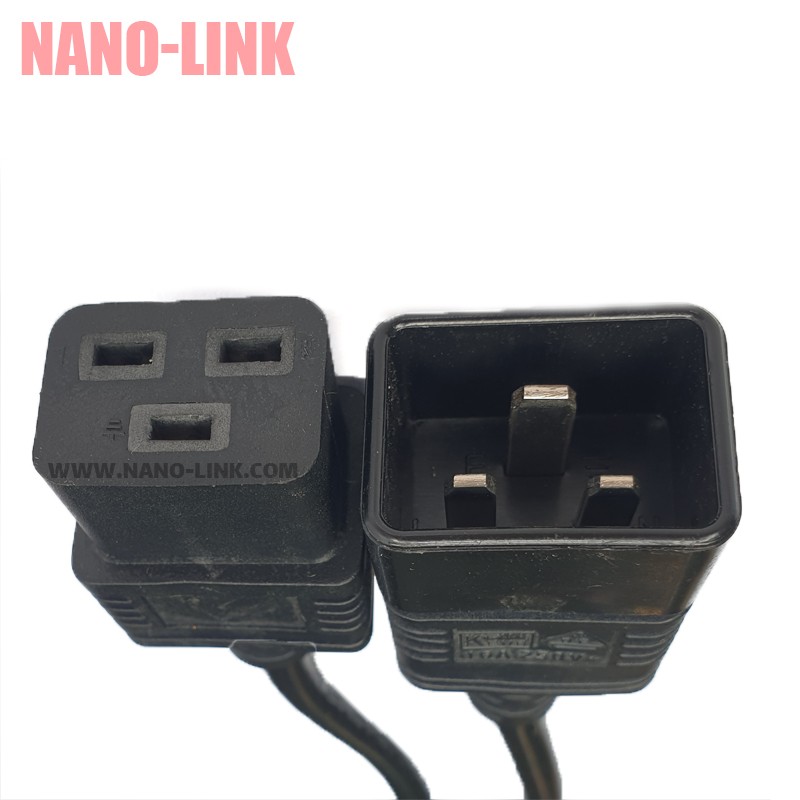 کابل برق بک تو بک UPS مدل C19-C20 طول 1.5 متر