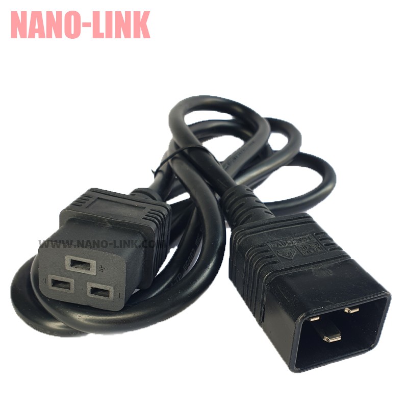کابل برق بک تو بک UPS مدل C19-C20 طول 1.5 متر