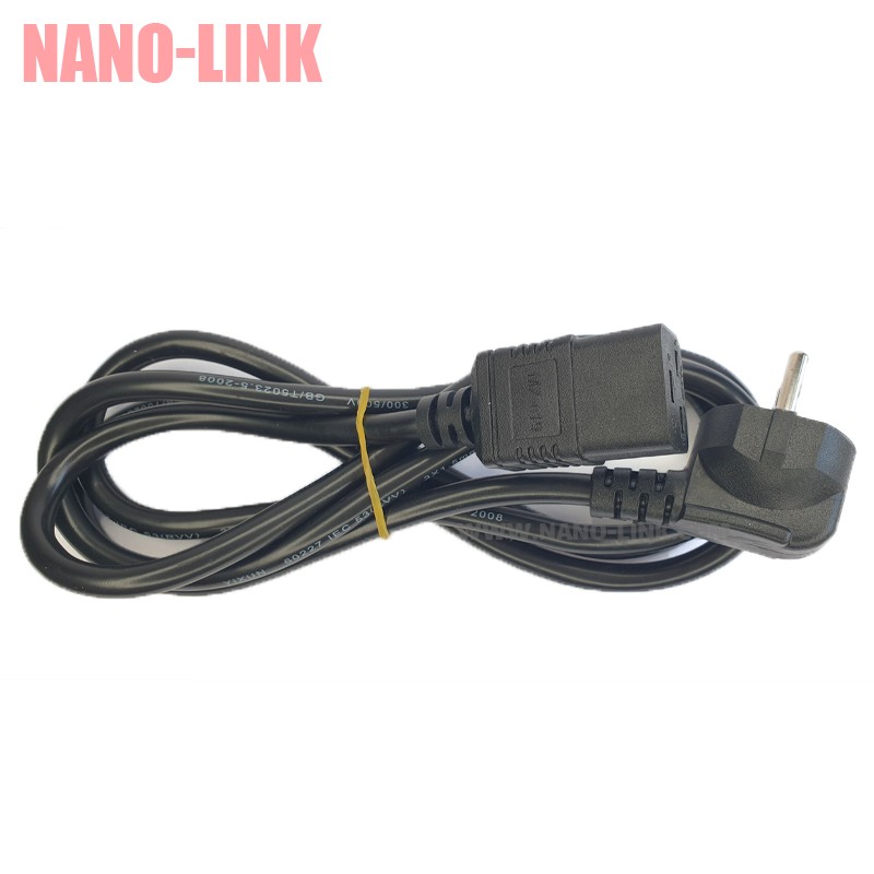 کابل برق 16 آمپر با سوکت C19 مخصوص ماینر و UPS طول 1.8 متر