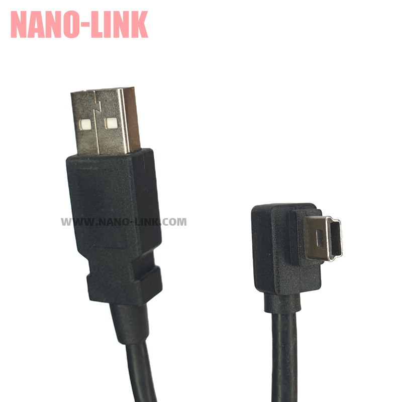 کابل مینی USB سر کج 20 سانتی