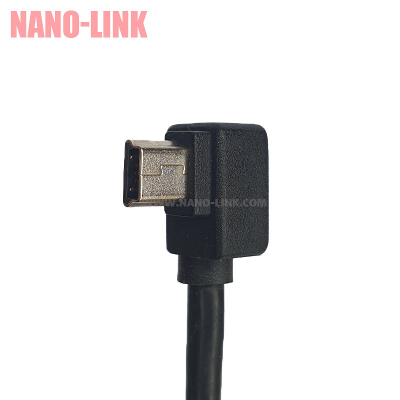 کابل مینی USB سر کج 20 سانتی
