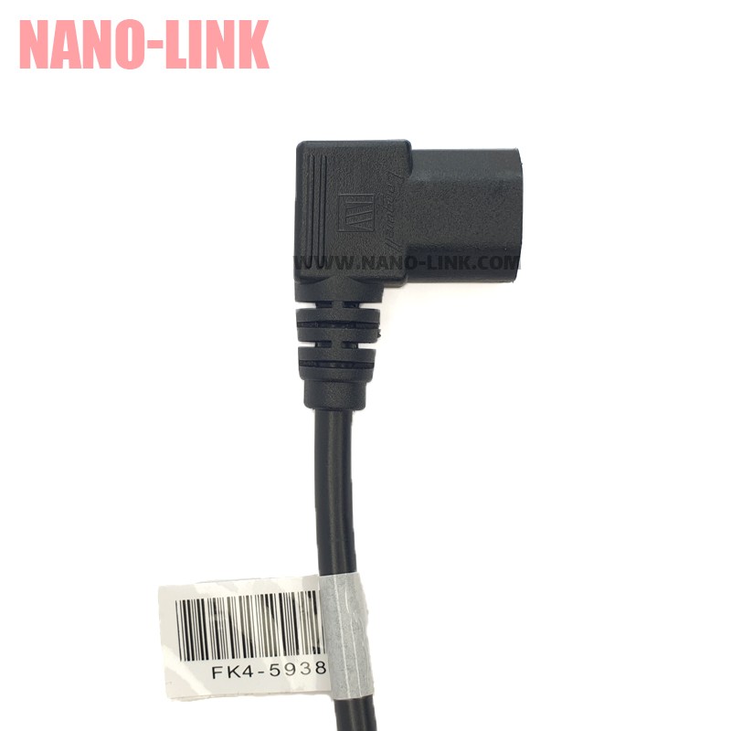 کابل برق کیس 1.8 متری اورجینال با سوکت 90 درجه