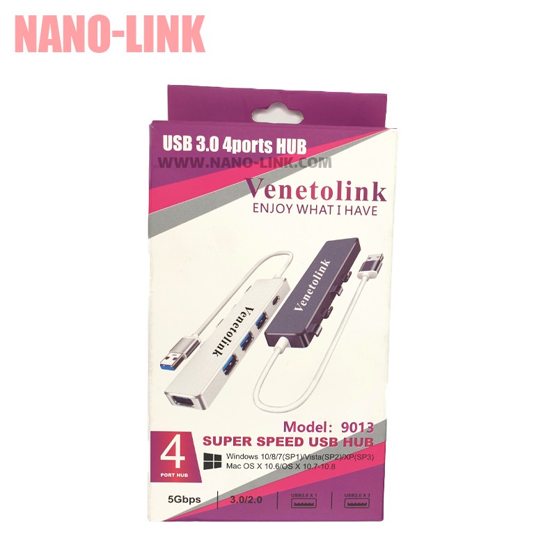 هاب USB چهار پورت بهمراه تایپ سی