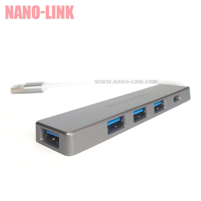 هاب USB چهار پورت بهمراه تایپ سی