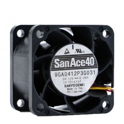 فن 12 ولت 0.39 آمپر سایز 2.8*4*4