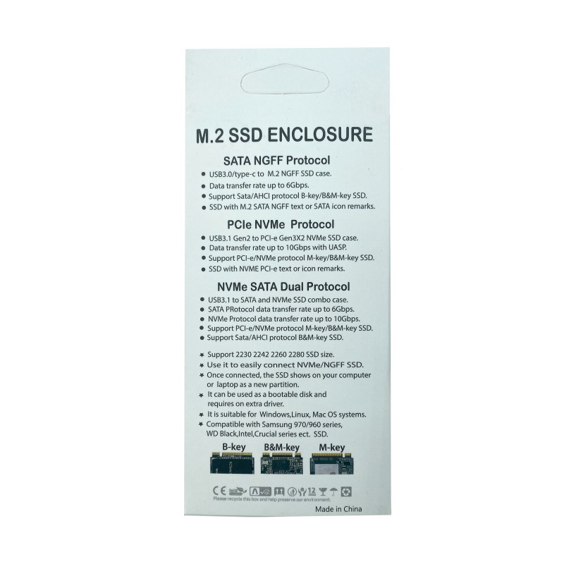 باکس هارد M2 به تایپ سی مدل M01 برند ونتولینک