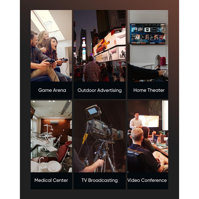 کابل HDMI برند HDTV کیفیت 8K طول 20 متر