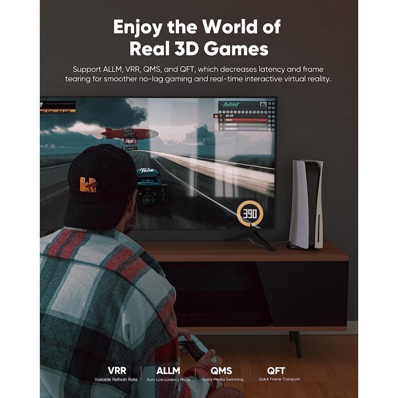 کابل HDMI برند HDTV کیفیت 8K طول 20 متر