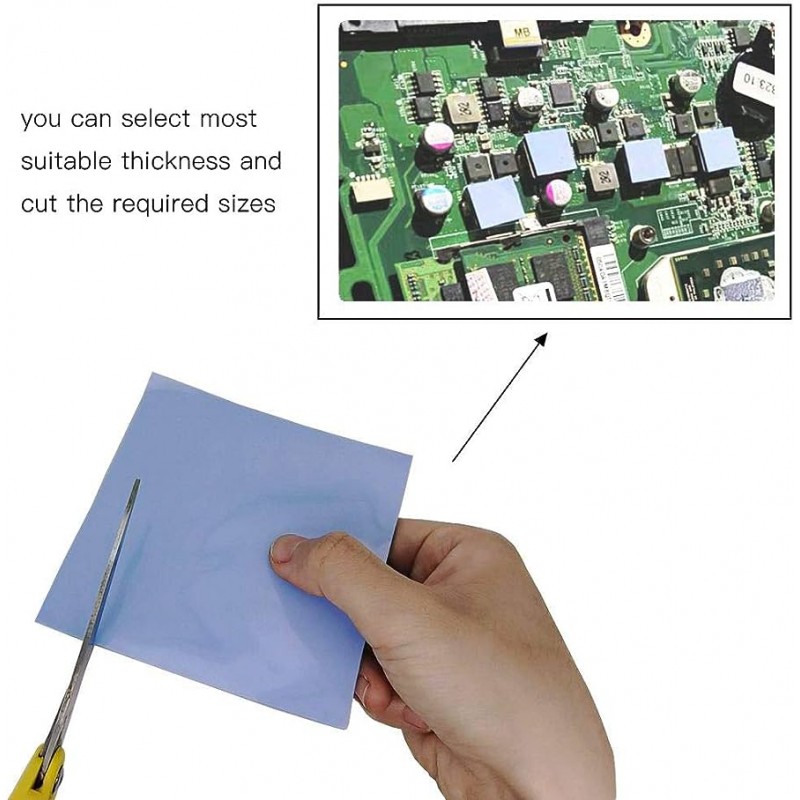 پد سیلیکون ورقه ای ضخامت 0.5 میل سایز 20*40 سانت