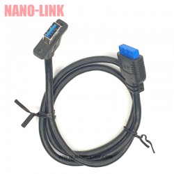 براکت پنلی USB 3.0 کابلی