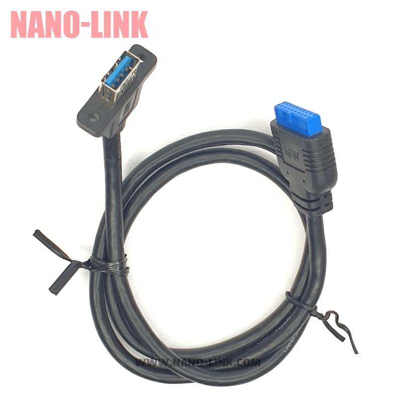 براکت پنلی USB 3.0 کابلی