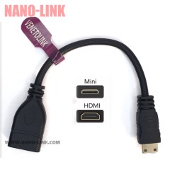 تبدیل مینی HDMI به مادگی HDMI کابلی