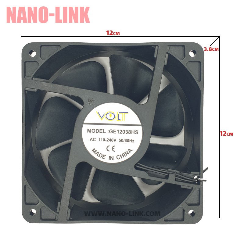 فن 110 ولت بوشی سایز 3.8*12*12