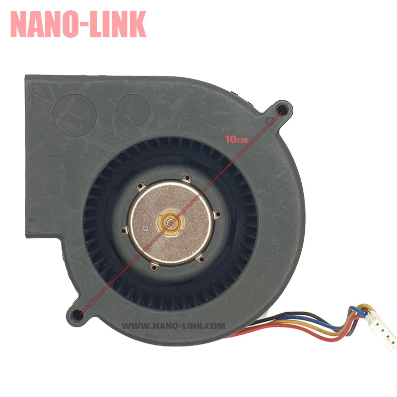 فن حلزونی 12 ولت 1.8 آمپر بلبرینگی سایز 3.2*9*9
