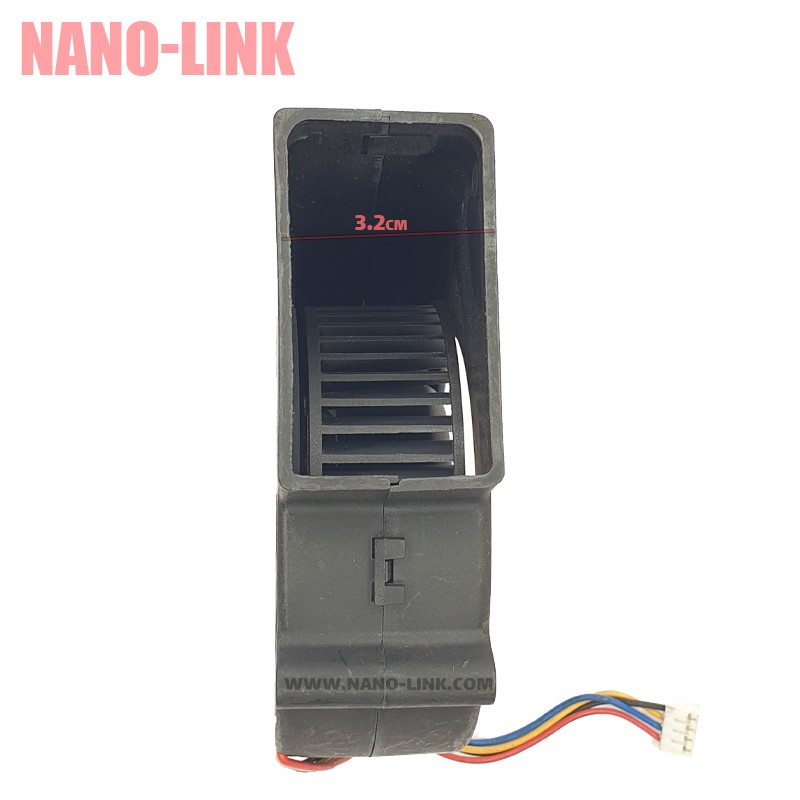 فن حلزونی 12 ولت 1.8 آمپر بلبرینگی سایز 3.2*9*9