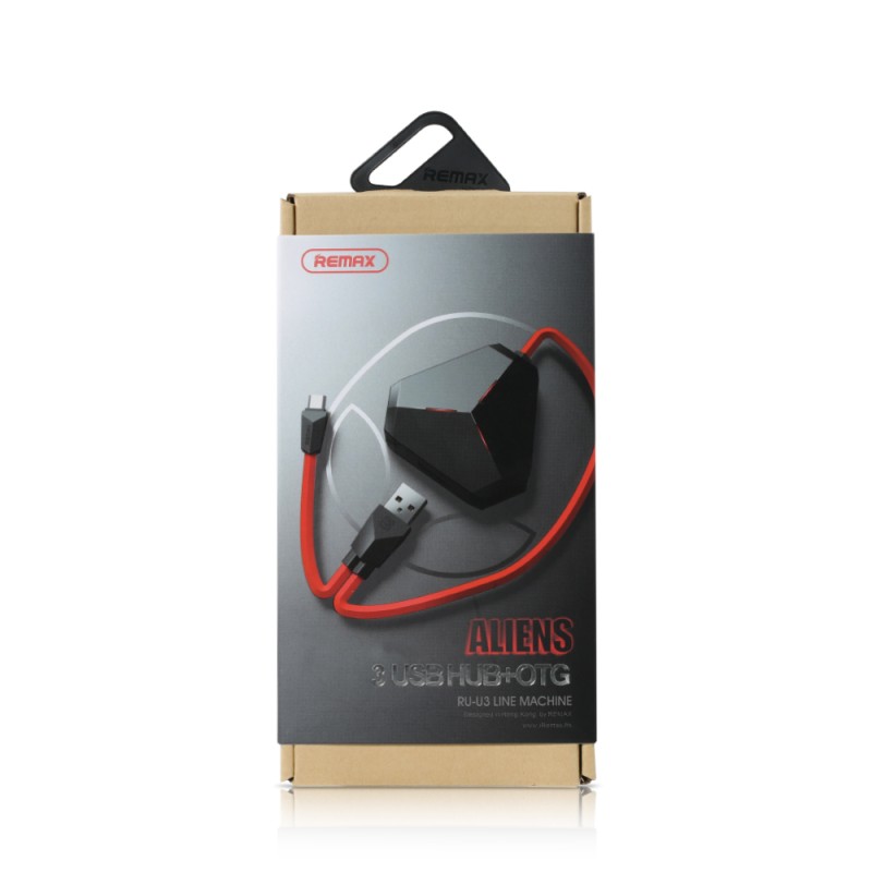 هاب USB ریمکس اورجینال 3 پورت بهمراه OTG