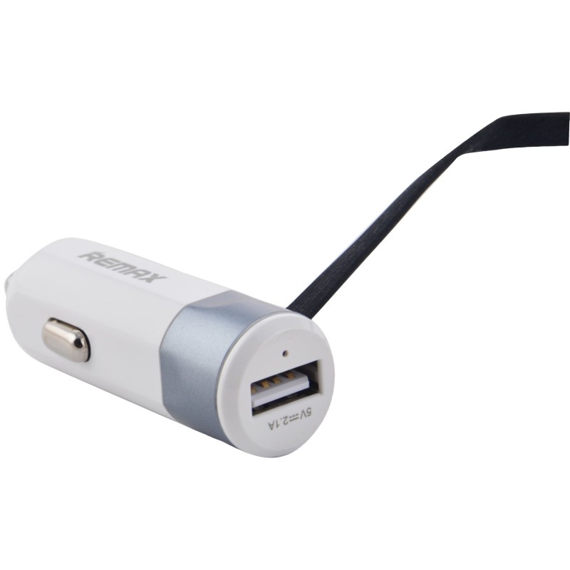 شارژر فندکی ریمکس اورجینال مدل RCC102 کابل میکرو و لایتنینگ یک متر