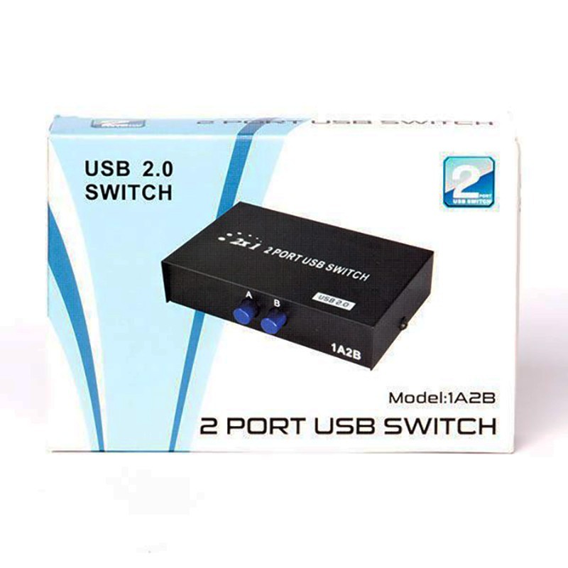 دیتا سوییچ 2 پورت USB دستی