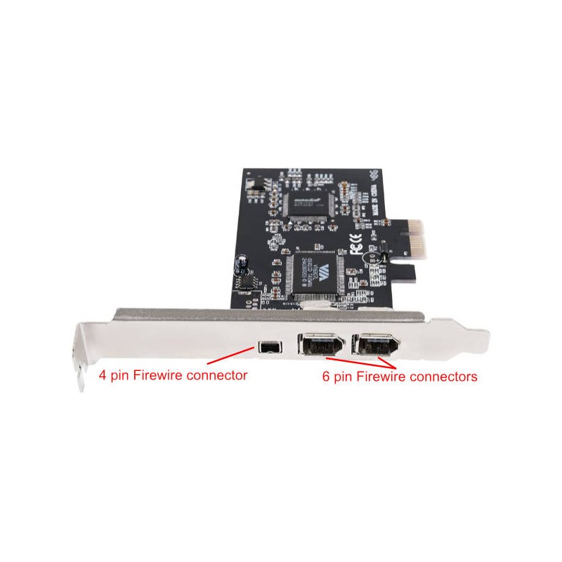 کارت 1394 مدل VIA Chipset PCIe