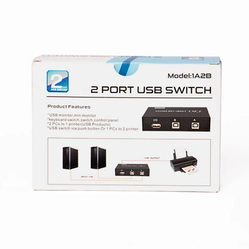 دیتا سوییچ 2 پورت USB دستی