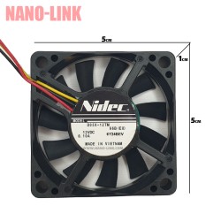 فن 12 ولت 0.10 آمپر بلبرینگی سایز 1*5*5