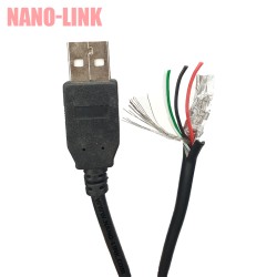 کابل تعمیری USB خام مسی شیلد دار 1.2 متر