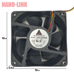 فن 24 ولت 0.30 آمپر بلبرینگی سایز 3.8*12*12