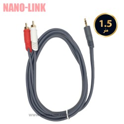 کابل 1 به 2 صدا برند JH طول 1.5 متر