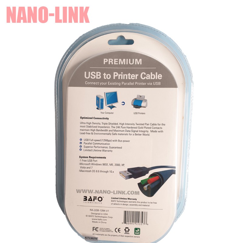 کابل تبدیل پارالل سنترونیک به USB بافو اورجینال