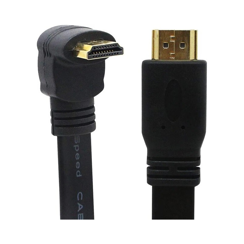کابل HDMI فلت 30 سانت 90 درجه