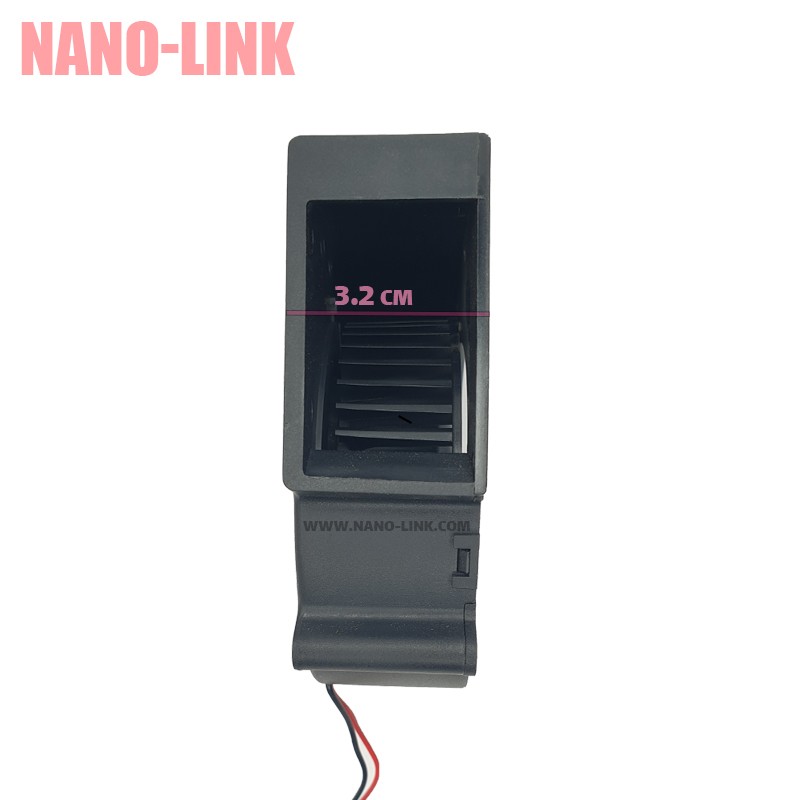 فن حلزونی 12 ولت 1.2 آمپر بلبرینگی سایز 3.2*9*9