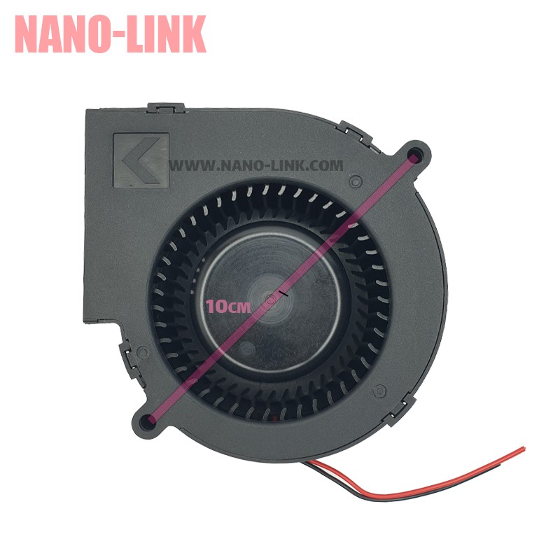 فن حلزونی 12 ولت 1.2 آمپر بلبرینگی سایز 3.2*9*9